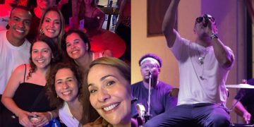 Maria Beltrão, Thiago Oliveira e Talitha Morete caem no samba Thiago Còrdeiro