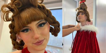Lorena Queiroz encarna Cindy Lou em vídeo natalino Inspirada em O Grinch