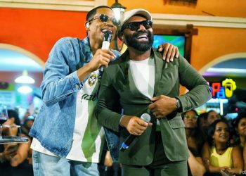 Netto Brito gravou audiovisual em São Paulo, com Pablo, Tierry, Vitinho e Hugo Henrique