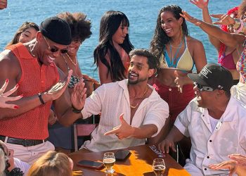 Parangolé, Psirico e Pagod’art se reúnem para gravação do clipe de “Quando Toca Pagode
